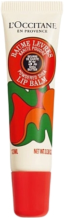 Balsam do ust - L'Occitane Lip Balm Powdery Shea Christmas Limited Edition — Zdjęcie N1