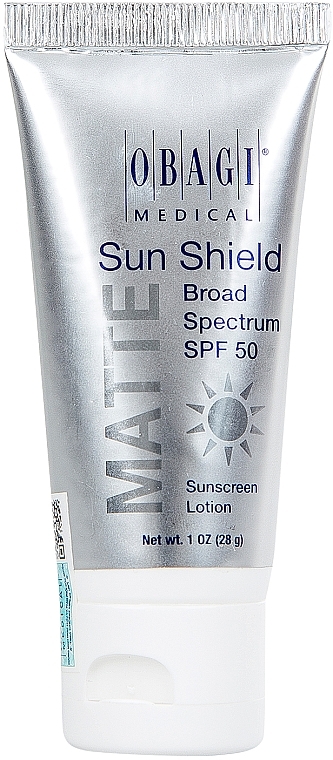 PRZECENA! Matujący filtr przeciwsłoneczny SPF50 - Obagi Sun Shield Matte Broad Spectrum SPF 50 Travel Size * — Zdjęcie N1