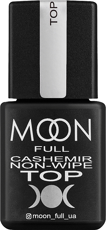 Matowy top coat bez lepkiej warstwy - Moon Full Cashemir Non-Wipe Top — Zdjęcie N1