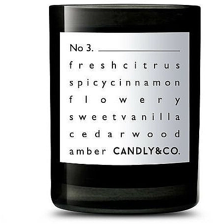 Świeca zapachowa - Candly & Co No.3 Candle Cytrusy/Cynamon — Zdjęcie N1