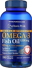 Kup Omega-3, 1200 mg - Puritan's Pride Double Strength Omega-3 Fish Oil 1200mg/600mg Softgels