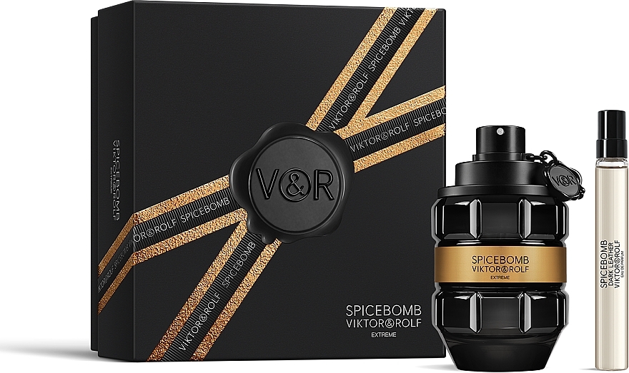 Viktor & Rolf Spicebomb Extreme - Zestaw (edp 90 ml + edp 10 ml) — Zdjęcie N1