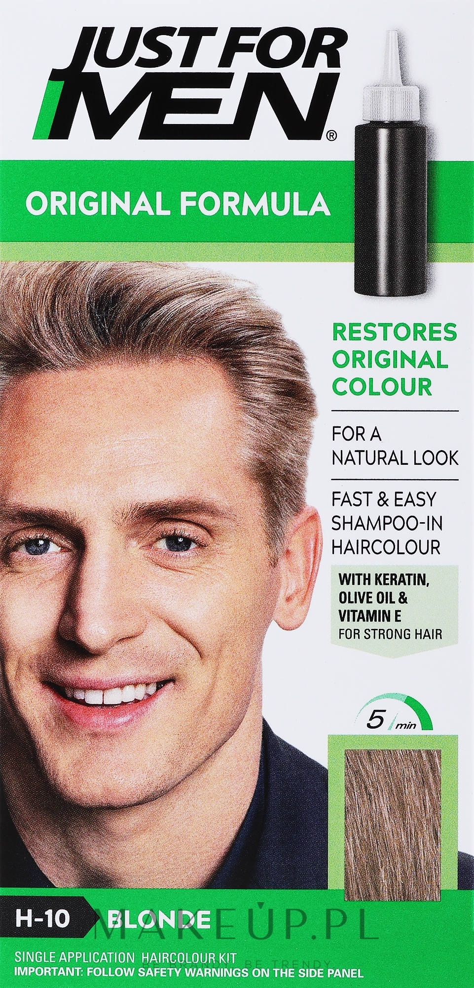 Szampon koloryzujący do włosów dla mężczyzn - Just For Men Shampoo-in Color — Zdjęcie H-10 - Blonde