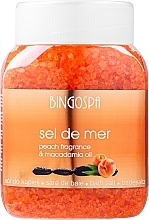 Sól do kąpieli z brzoskwinią i olejem makadamia - BingoSpa Sel De Mer — Zdjęcie N1