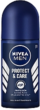 Zestaw - Nivea Men Protect & Care 2021 (ash/balm/100ml + shaving/gel/200ml + deo/50ml + lip/balm/4.8g + bag) — Zdjęcie N5