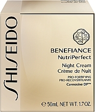 Krem do twarzy na noc - Shiseido Benefiance NutriPerfect Night Cream — Zdjęcie N6
