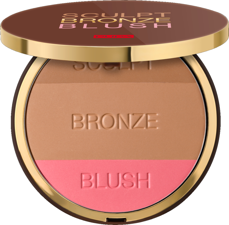 Paleta do modelowania twarzy 3 w 1 - Pupa Sculpt Bronze Blush — Zdjęcie N1