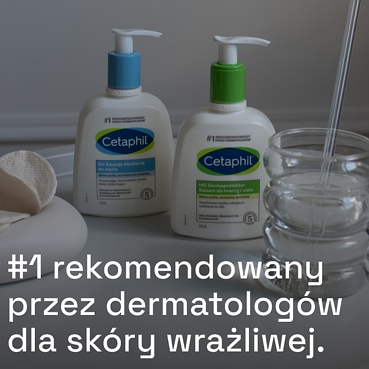 Emulsja micelarna do mycia skóry wrażliwej dla całej rodziny - Cetaphil EM Micellar Emulsion — Zdjęcie N21