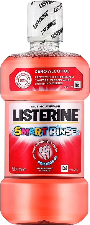 Jagodowy płyn do płukania jamy ustnej dla dzieci - Listerine Smart Rinse Berry