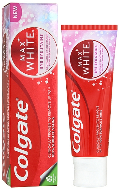 Pasta do zębów Sól i cytryna - Colgate Max White Bye Bye Stains — Zdjęcie N1