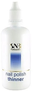 Rozcieńczacz lakieru do paznokci - SNB Professional Nail Polish Thinner — Zdjęcie N1