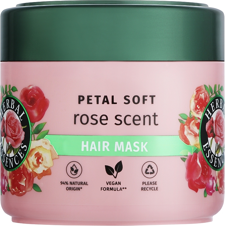 Zmiękczająca maska do włosów Róża - Herbal Essences Petal Soft Rose Scent Hair Mask — Zdjęcie N2