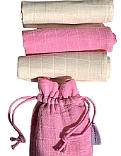 Organiczne ręczniki muślinowe, 3 szt. - The Lab Room Organic Muslin Cloth Towels Pack — Zdjęcie N1