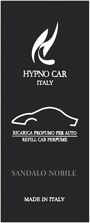 Hypno Casa Sandalo Nobile - Wymienny wkład do zapachu samochodowego Carbon — Zdjęcie N1