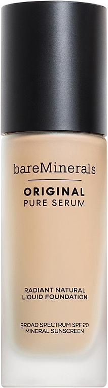 Rozświetlający podkład do twarzy w płynie - BareMinerals Original Pure Serum Radiant Nautral Liquid Foundation — Zdjęcie N1