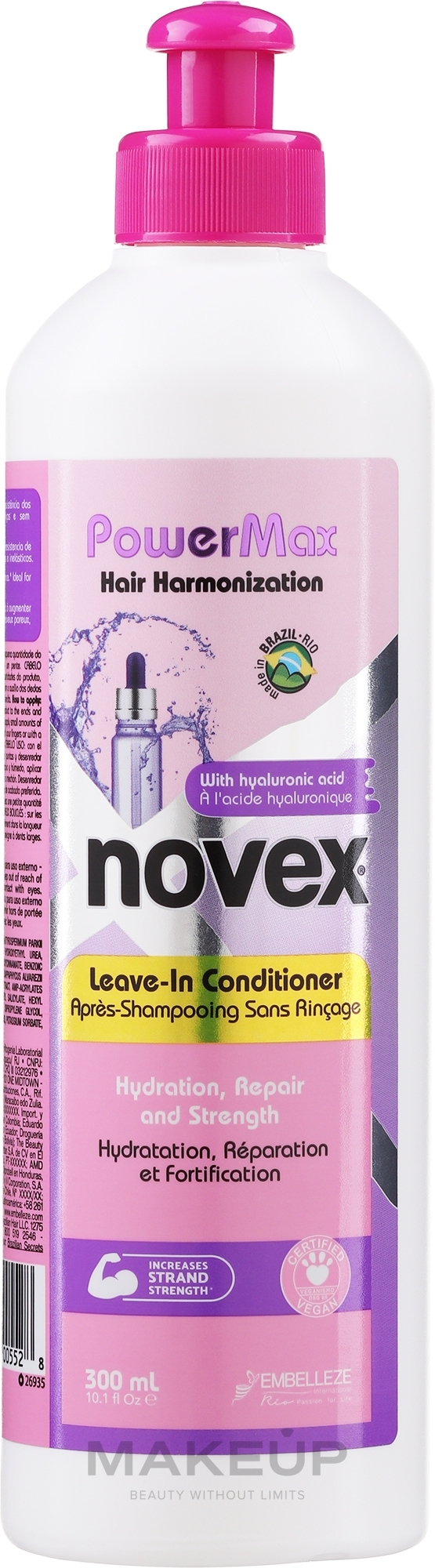Odżywka do włosów - Novex PowerMax Hair Harmonization Conditioner  — Zdjęcie 300 ml