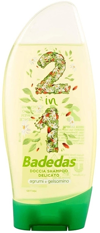 Szampon-żel pod prysznic - Badedas 2in1 Delicate Shampoo — Zdjęcie N1
