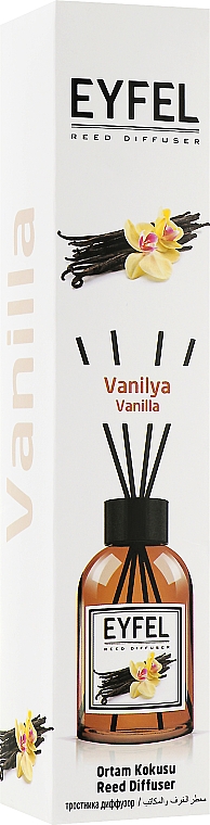 Dyfuzor zapachowy Wanilia - Eyfel Perfume Reed Diffuser Vanilla — Zdjęcie N1