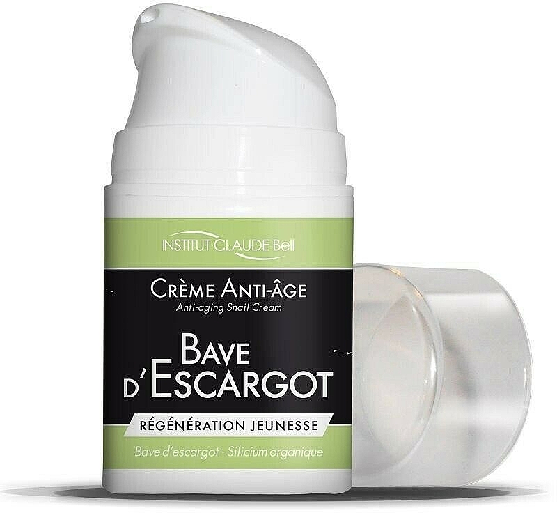 Przeciwstarzeniowy krem do twarzy ze śluzem ślimaka - Institut Claude Bell Bave D'Escargot Anti-Aging Snail Cream — Zdjęcie N1