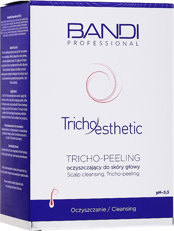 Tricho-peeling oczyszczający do skóry głowy pH 3,5 - Bandi Professional Tricho Esthetic — Zdjęcie N2