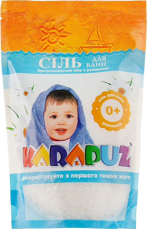 Rumiankowa sól do kąpieli - Karapuz