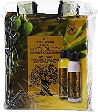 PRZECENA! Zestaw - Primo Bagno Mythology Athena's Olive Youth Gift Pack (b/wash/100 ml + b/cr/100 ml) * — Zdjęcie N2