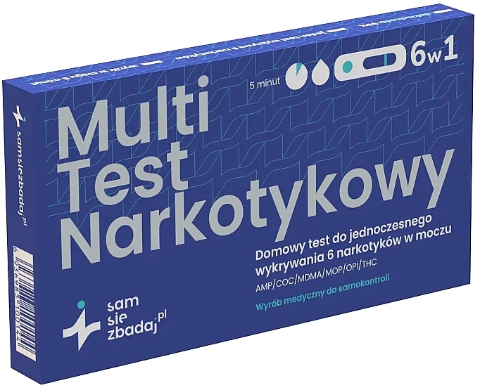 Multi-test narkotykowy - Samsiezbadaj Multi Test — Zdjęcie N1