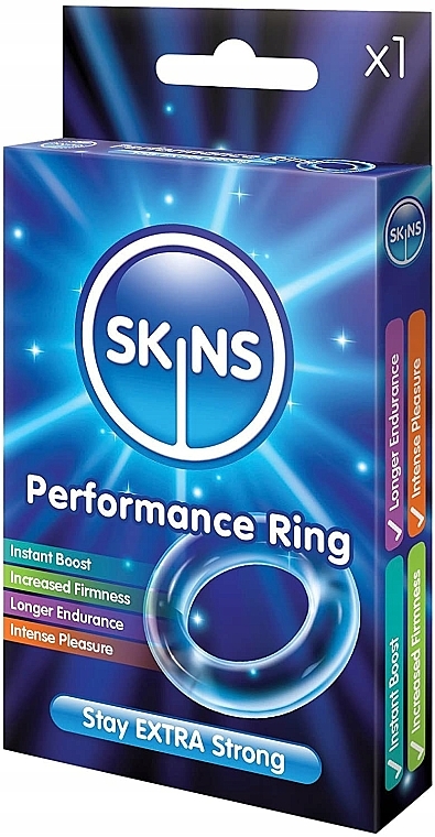 Gumowy pierścień erekcyjny - Skins Performance Ring — Zdjęcie N1