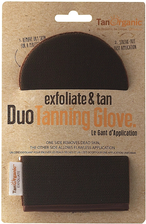 Rękawica do samoopalacza - TanOrganic Exfoliate & Tan Duo Tanning Glove — Zdjęcie N1