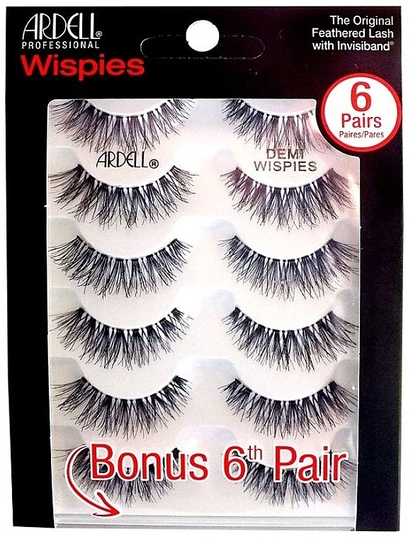 Sztuczne rzęsy, 12 szt. - Ardell Wispies Original Feathered Lash With Invisiband — Zdjęcie N1