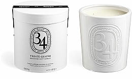 Diptyque 34 boulevard Saint Germain - Świeca zapachowa w świeczniku, 2 knoty — Zdjęcie N1