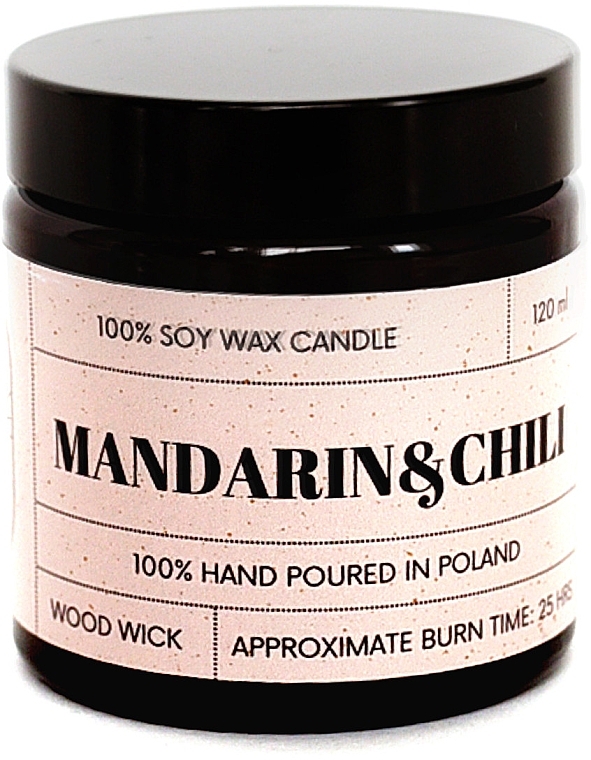 Aromatyczna świeca sojowa Mandarin and Chili - Koszyczek Natury Mandarin & Chili — Zdjęcie N1
