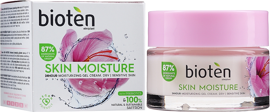 Krem-żel do skóry suchej i wrażliwej - Bioten Skin Moisture 24 Hour Moisturizing Gel Cream — Zdjęcie N2