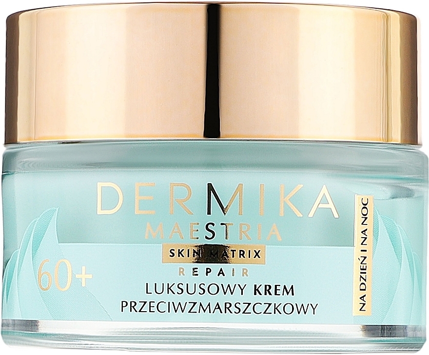 Luksusowy krem przeciwzmarszczkowy 60+ na dzień i na noc dla skóry dojrzałej, w tym wrażliwej - Dermika Maestria Skin Matrix — Zdjęcie N1