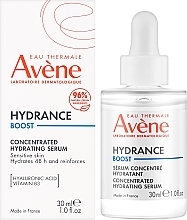 Skoncentrowane serum nawilżające do twarzy - Avene Hydrance Boost — Zdjęcie N2