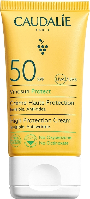 Krem przeciwsłoneczny SPF 50 - Caudalie Vinosun High Protection Cream SPF50 — Zdjęcie N1