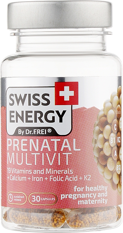 Witaminy 19 witamin i minerałów - Swiss Energy Prenatal Multivit