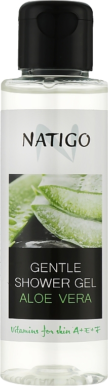 Delikatny żel pod prysznic z aloesem - Natigo Gentle Shower Gel — Zdjęcie N1