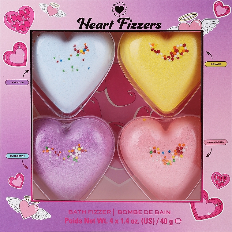 Zestaw - I Heart Revolution Bar Fizzer (bath/fiz/4x40g) — Zdjęcie N1