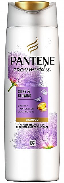 Szampon do włosów bez siarczanów - Pantene Pro-V Miracles Silky & Glowing Shampoo — Zdjęcie N2
