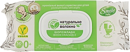 Kup Chusteczki nawilżane dla niemowląt z wyciągiem z oliwek - Smile Ukraine Baby