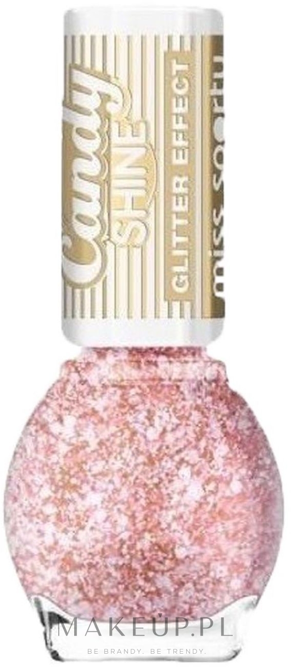 Lakier nawierzchniowy - Miss Sporty Candy Shine Glitter Effect — Zdjęcie 002 - Pink Marshmallow