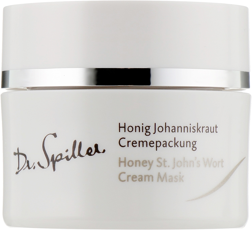 Kremowa maska miodowa do twarzy - Dr. Spiller Honey St.John’s Wort Cream Mask