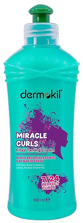 Krem do stylizacji loków - Dermokil Miracle Curls Friss Taming Cream — Zdjęcie N1