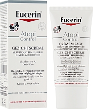Odżywczy krem do twarzy do skóry atopowej - Eucerin AtopiControl Face Care Cream — Zdjęcie N3