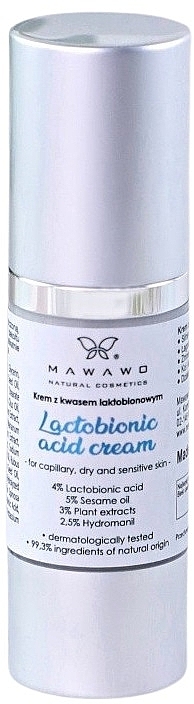 Krem z kwasem laktobionowym - Mawawo Lactobionic Acid Cream — Zdjęcie N1