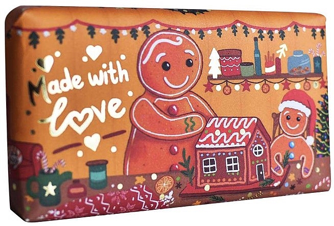 Mydło Piernik - The English Soap Company Christmas Gingerbread Soap — Zdjęcie N1