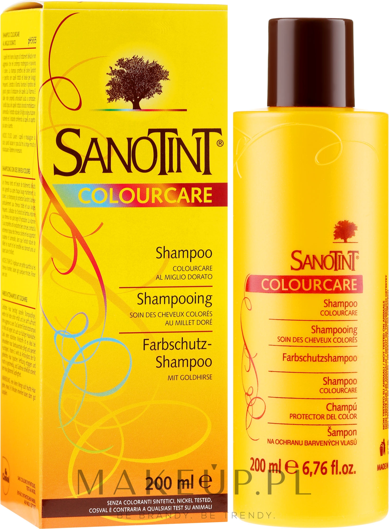 Szampon do farbowanych i rozjaśnionych włosów - SanoTint — Zdjęcie 200 ml