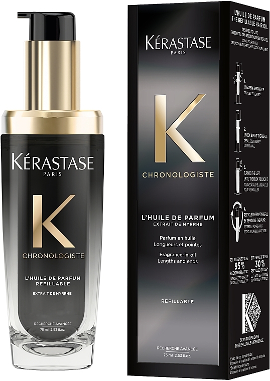 Olejek do włosów - Kerastase Chronologiste Fragrance-in-oil Refillable — Zdjęcie N2