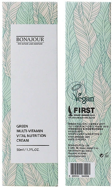 Odmładzający krem do twarzy z ekstraktem z rokitnika - Bonajour Green Multi-Vitamin Vital Nutrition Cream — Zdjęcie N2